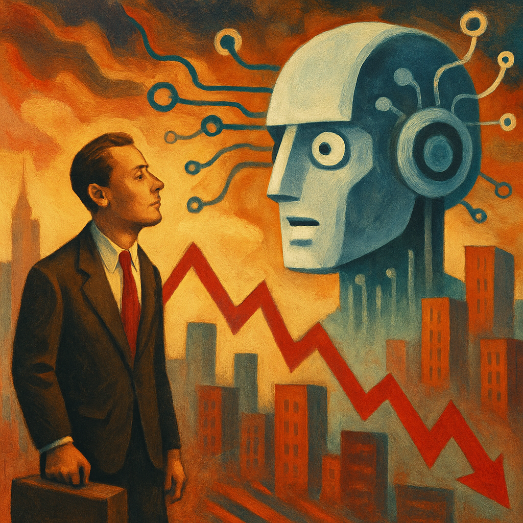 The prospect of disruptions from artificial intelligence has hung over the economy for years.