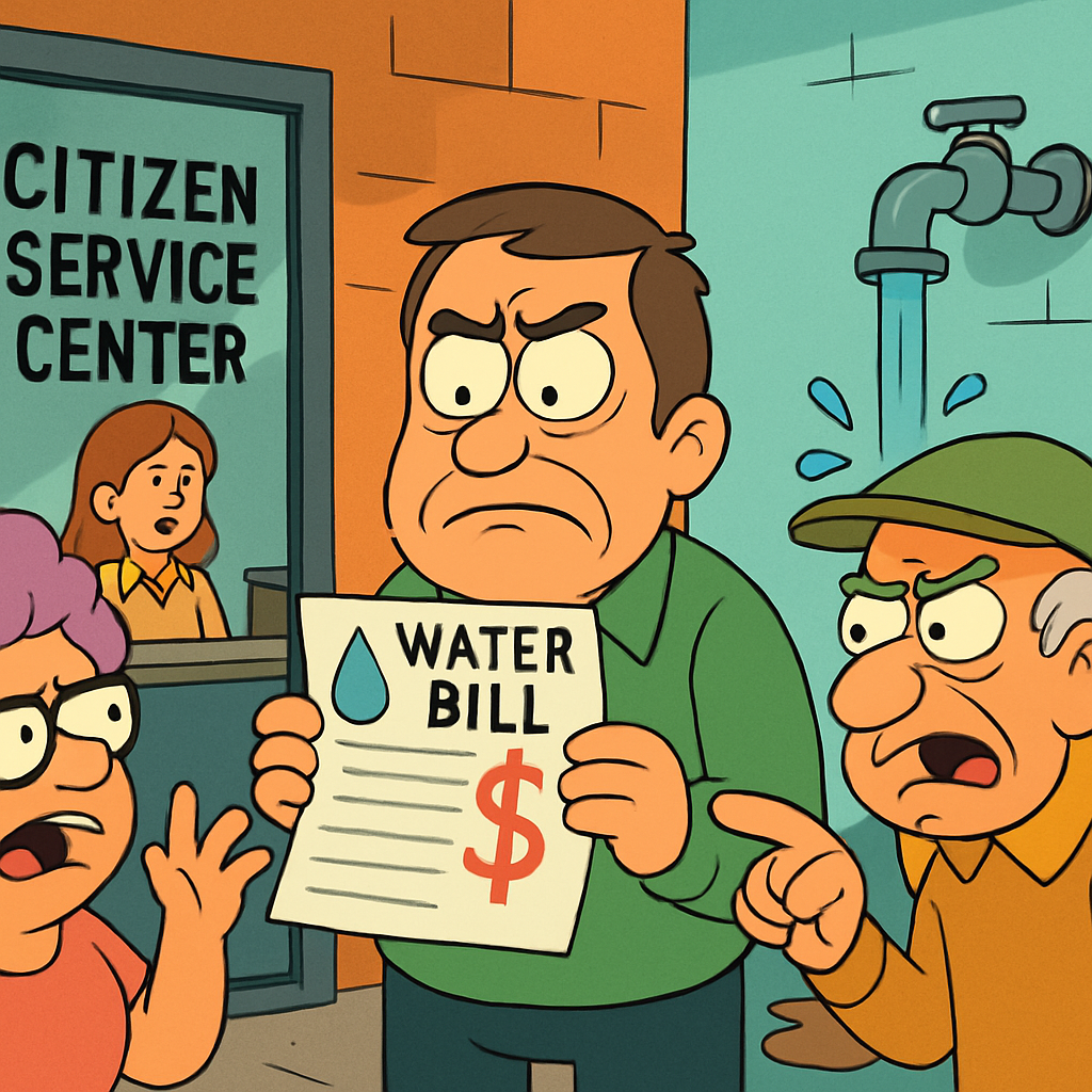 Residents of Paphos are complaining about high water bills.