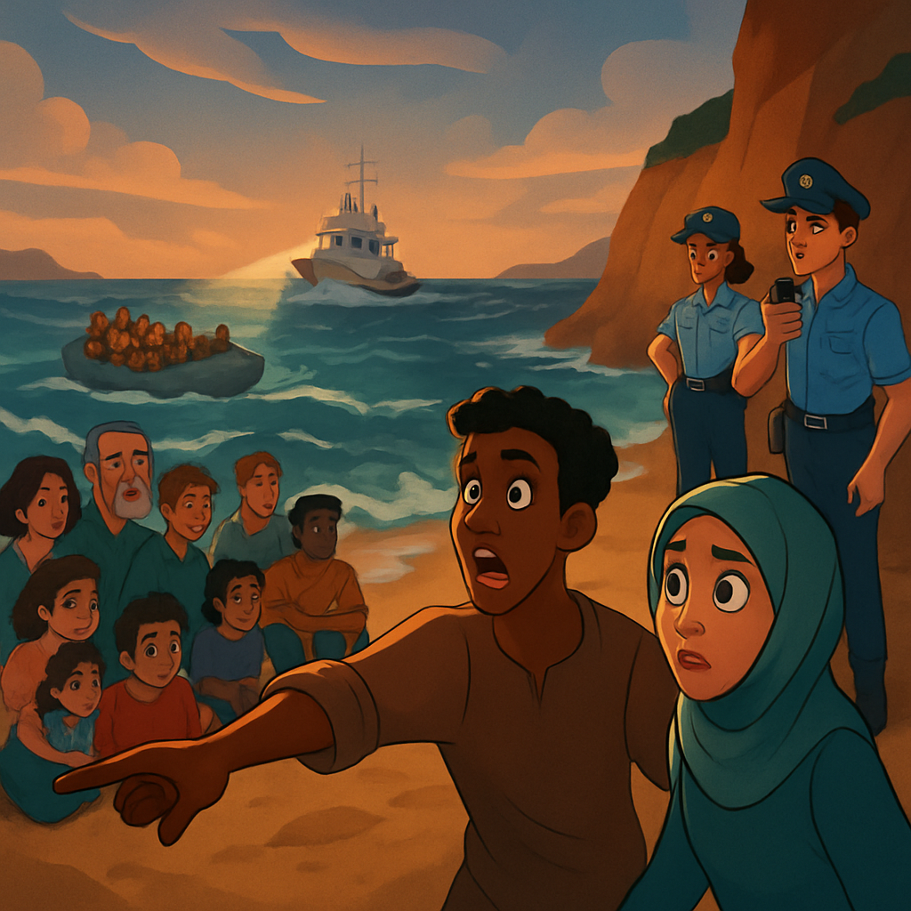 Twenty-six migrants reached shore and alerted authorities to others at sea.