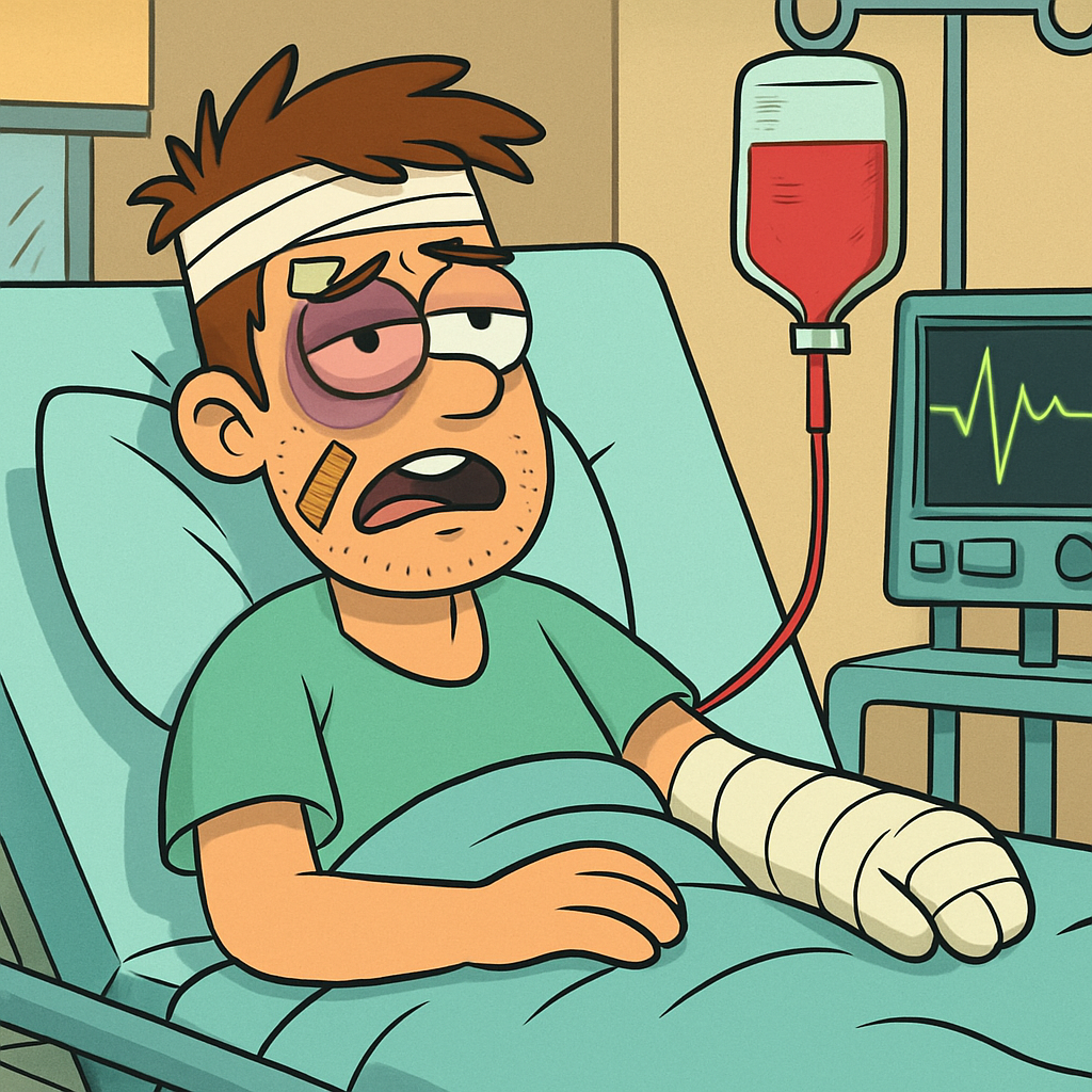 26-летний мужчина госпитализирован в тяжелом состоянии в больницу Никосиии после ДТП в районе Фамагусты.