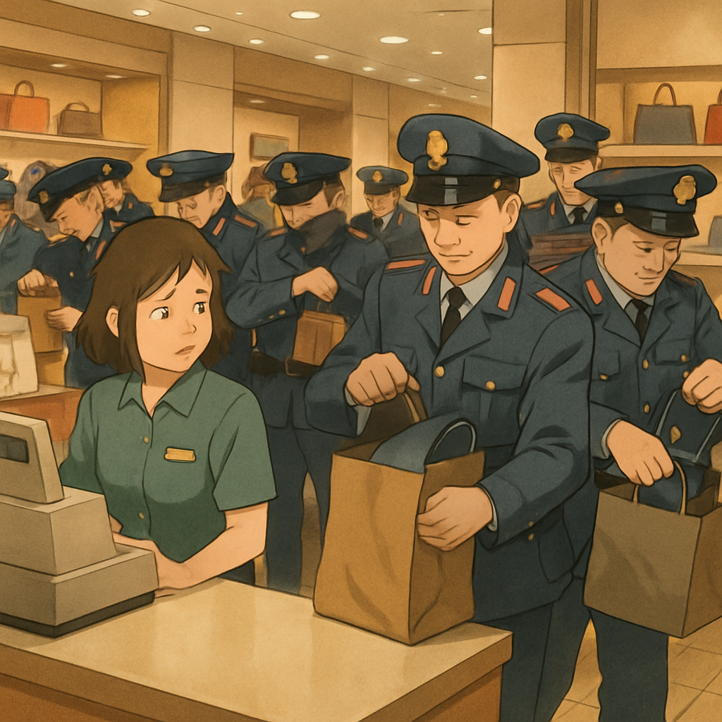 Un cajero y 21 oficiales supuestamente robaron artículos de lujo de una tienda de lujo Coin en el centro de Roma a través de cajas registradoras manipuladas, dijeron las autoridades.