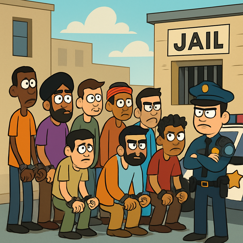 В Ларнаке за незаконную трудовую деятельность арестованы 8 иностранных граждан.