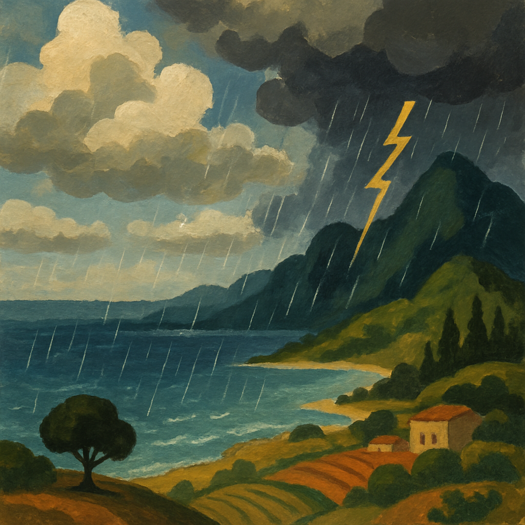 В ближайшие дни на Кипре обещают повышенную облачность и отдельные дожди, а в горных районах возможны грозы.