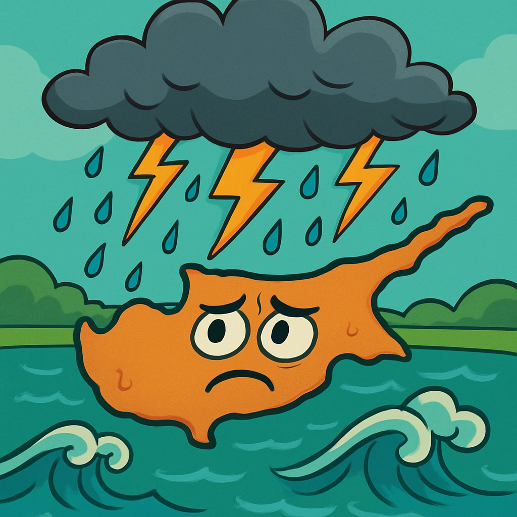 In the coming days, Cyprus is expected to have rain, thunderstorms, and a drop in temperature.