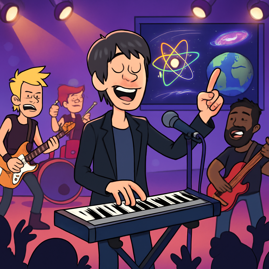 Brian Cox once toured as a keyboardist in major rock and pop bands.