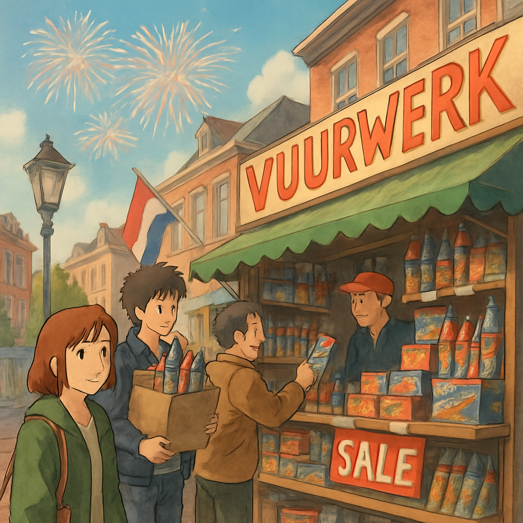 Fireworks went on sale in the Netherlands yesterday, likely for the last time before a nationwide ban in 2026, with shoppers expressing disappointment.