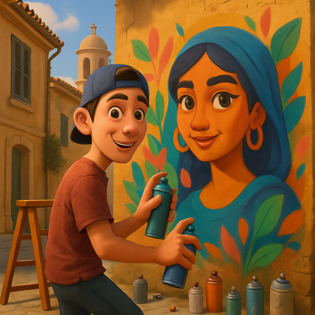 In the old part of Nicosia, a new mural by the artist Twenty Three has appeared, aimed at transforming public space and strengthening the identity of the area.