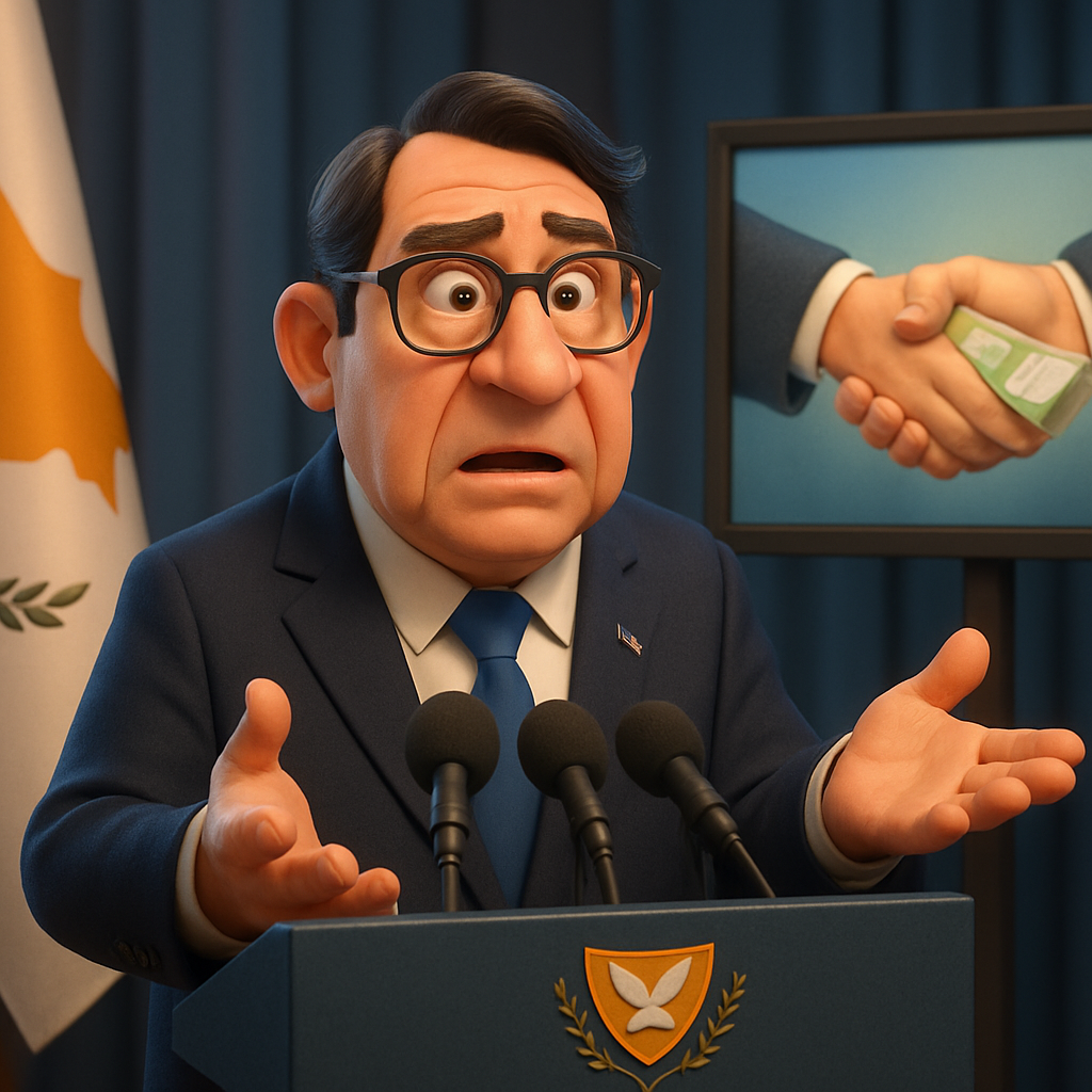 The President of Cyprus, in his initial statements regarding the scandalous video on corruption, urged everyone with evidence of bribery to contact the state authorities.