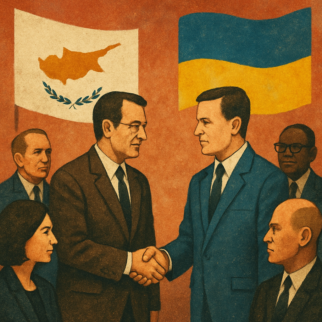 The President of Cyprus will hold bilateral meetings with the President of Ukraine and other high-ranking international figures on Wednesday.