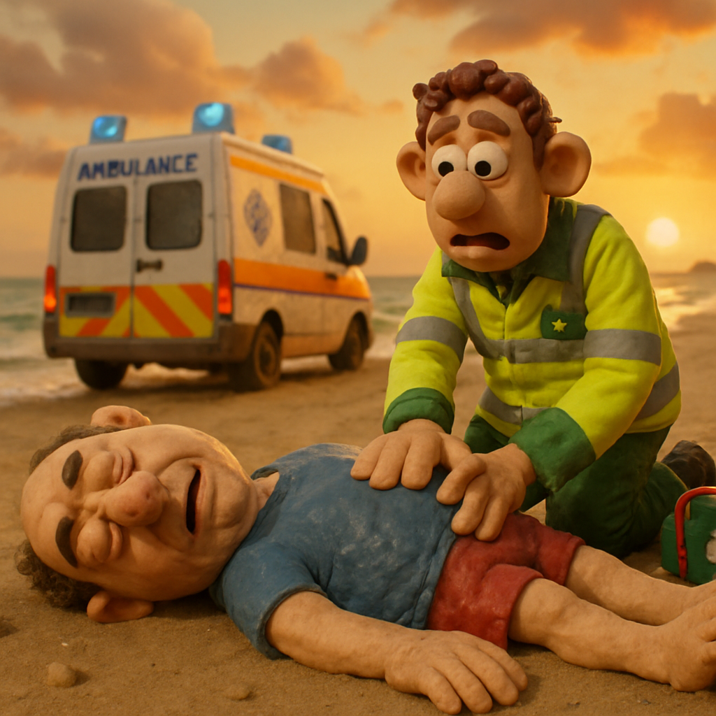 51-летний мужчина умер после того, как его нашли без сознания на пляже в Лимассоле вчера утром.