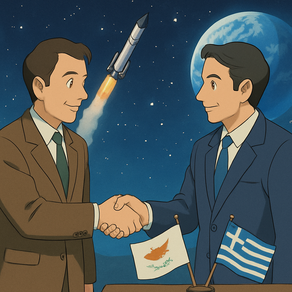 Cyprus and Greece have signed an agreement on strategic cooperation in space research, innovation, and industry.
