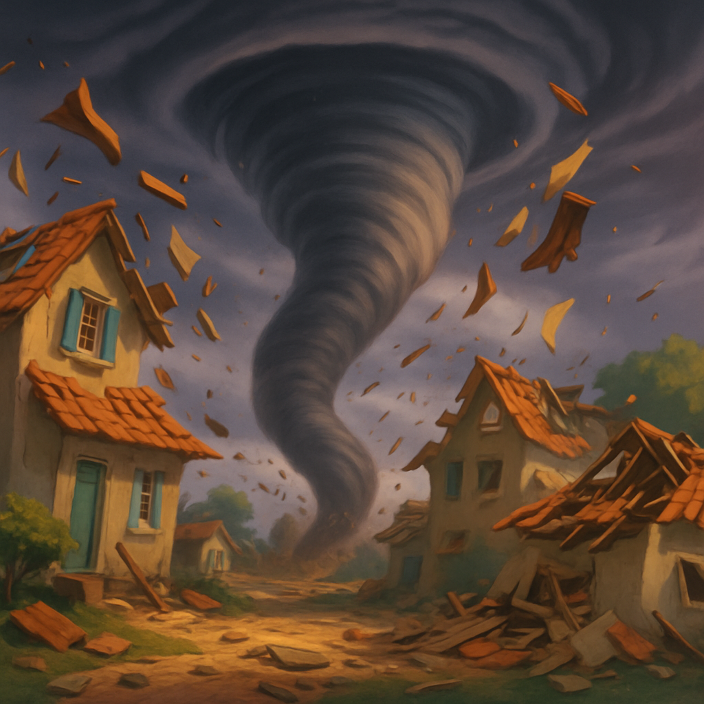 Торнадо, обрушившийся во вторник на Авгору в районе Фамагусты, повредил в общей сложности 26 домов.