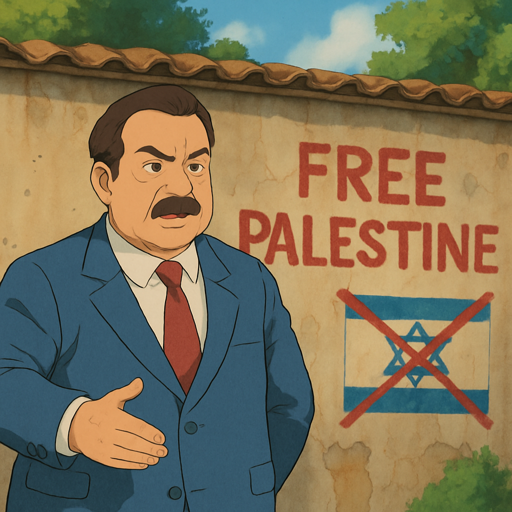 Мэр Ларнаки ответил на требование удалить любые антиизраильские граффити на Кипре, заявив, что местным органам власти не нужны «внешние указания».