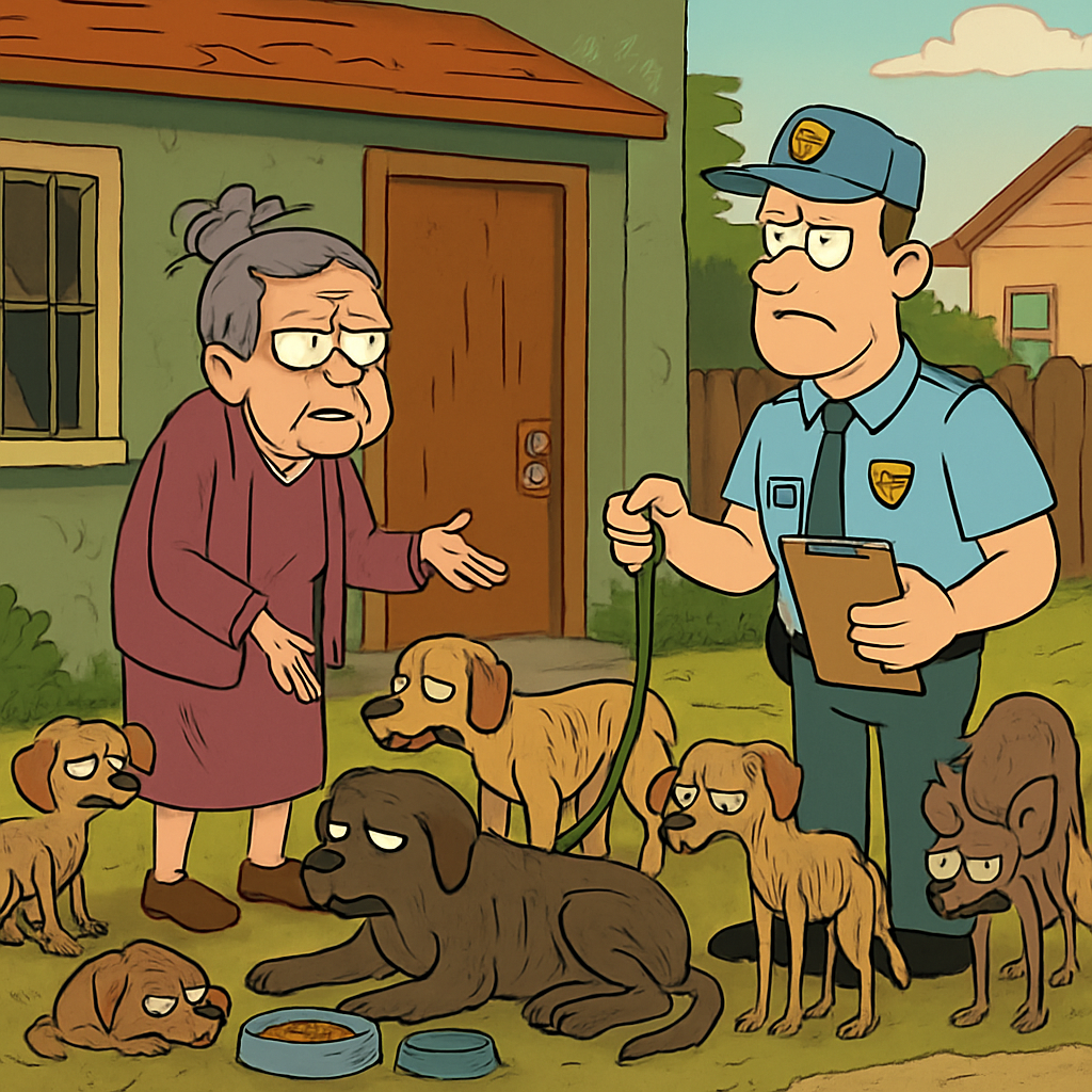 В доме 77-летней женщины в Лимассоле обнаружили более 10 собак в плачевном состоянии.