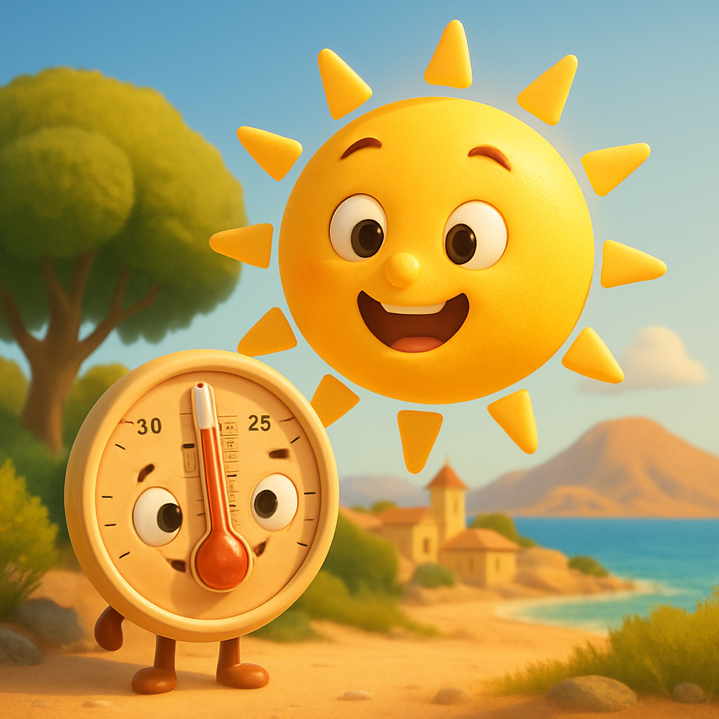 Сегодня на Кипре до +28C в глубине страны, около +27C на побережьях и около +20C в горах.