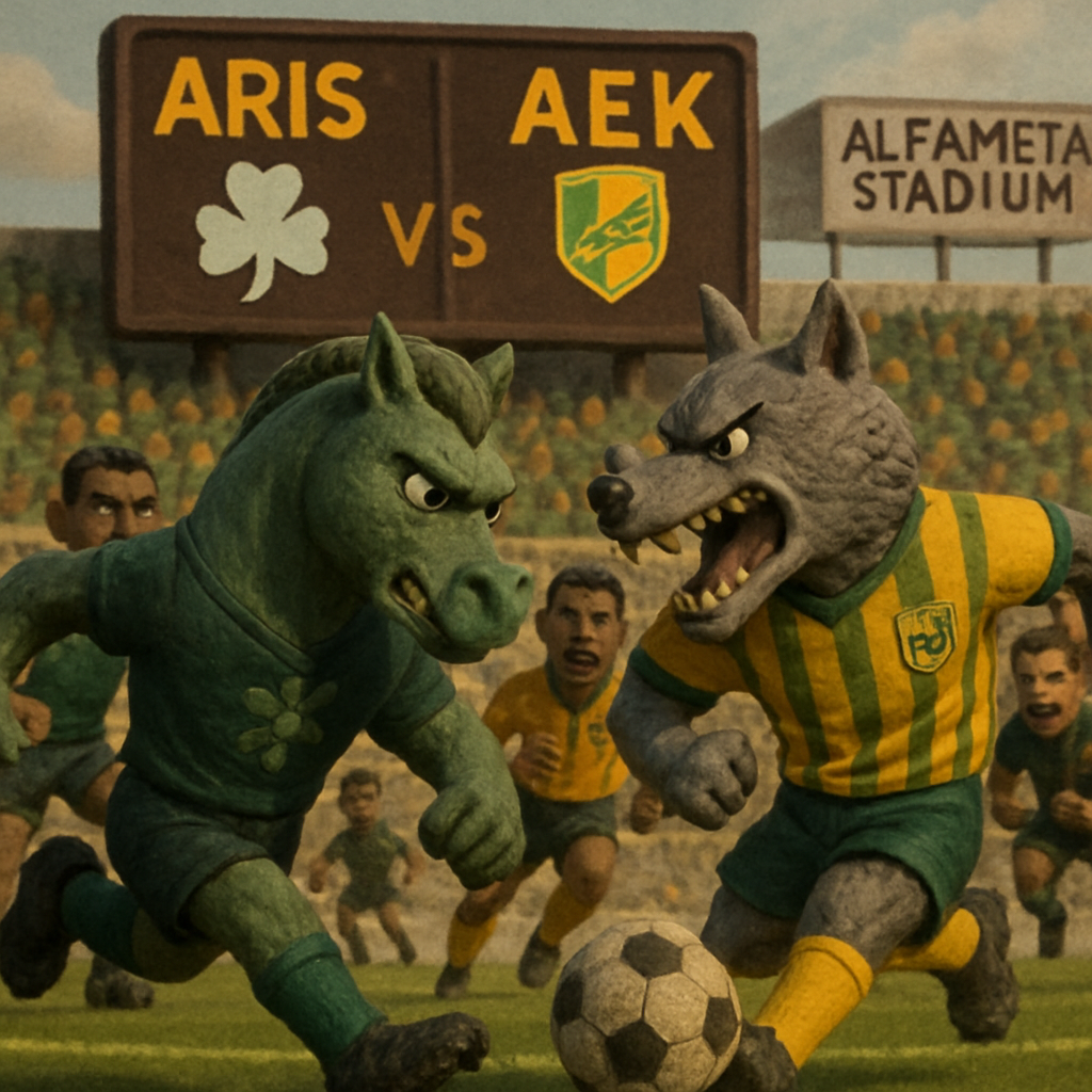 "Aris" - AEK: A fierce clash between Limassol and Larnaca!