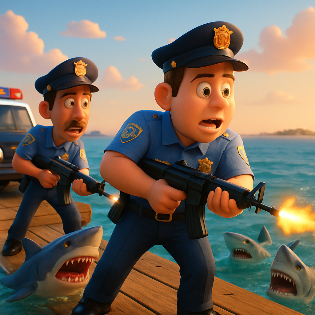 У берегов Лимассола появилась стая акул.