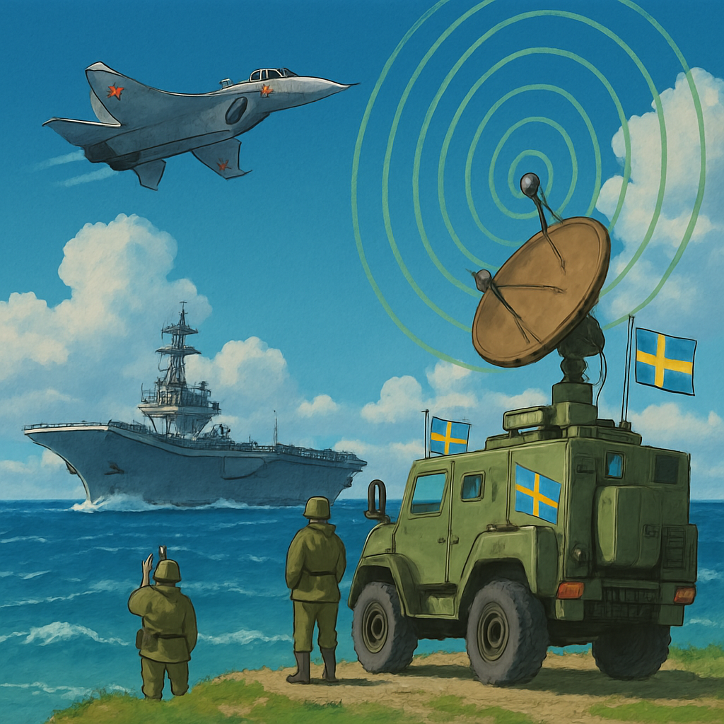 El ejército sueco activó de inmediato un sistema de interferencia y puso fin al incidente.