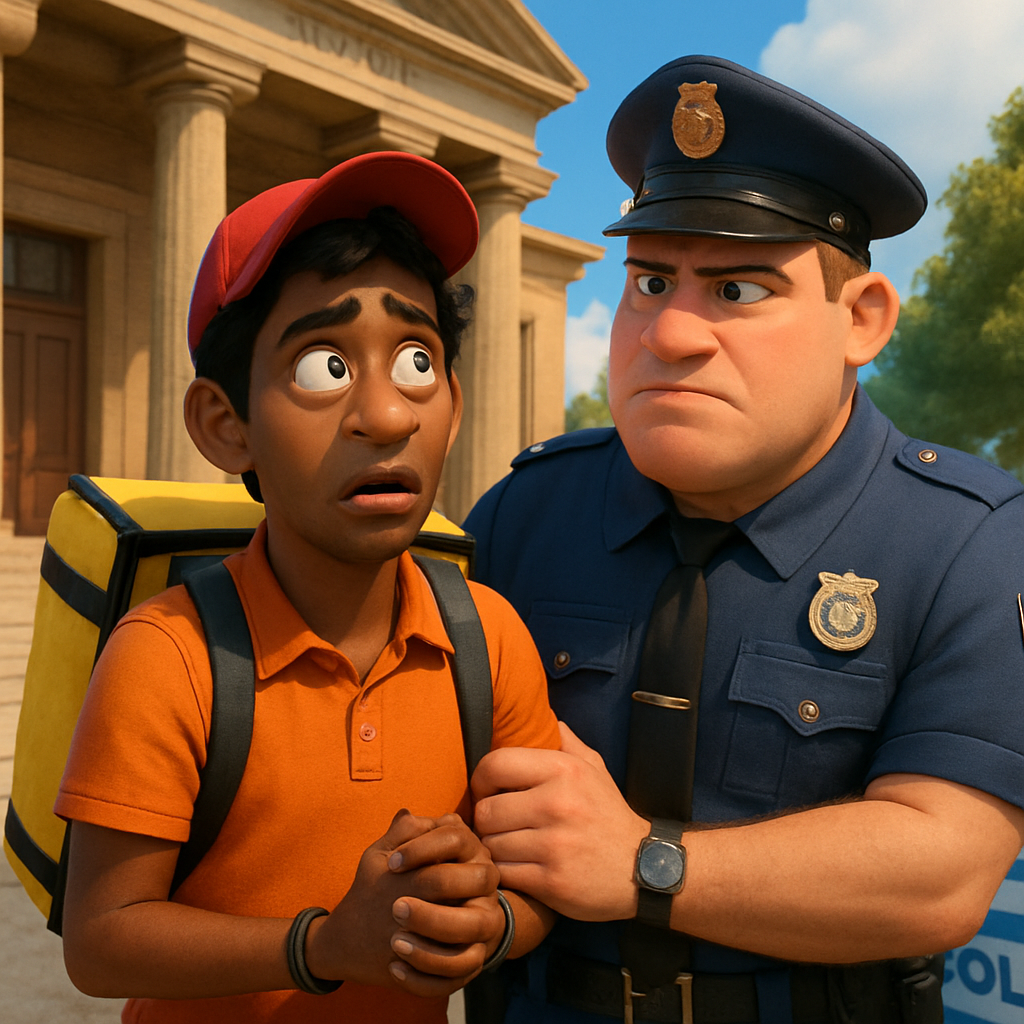 A courier from Bangladesh will appear in court in Northern Cyprus after accidentally crossing the border while attempting to deliver an order in Nicosia - the GPS incorrectly directed him.