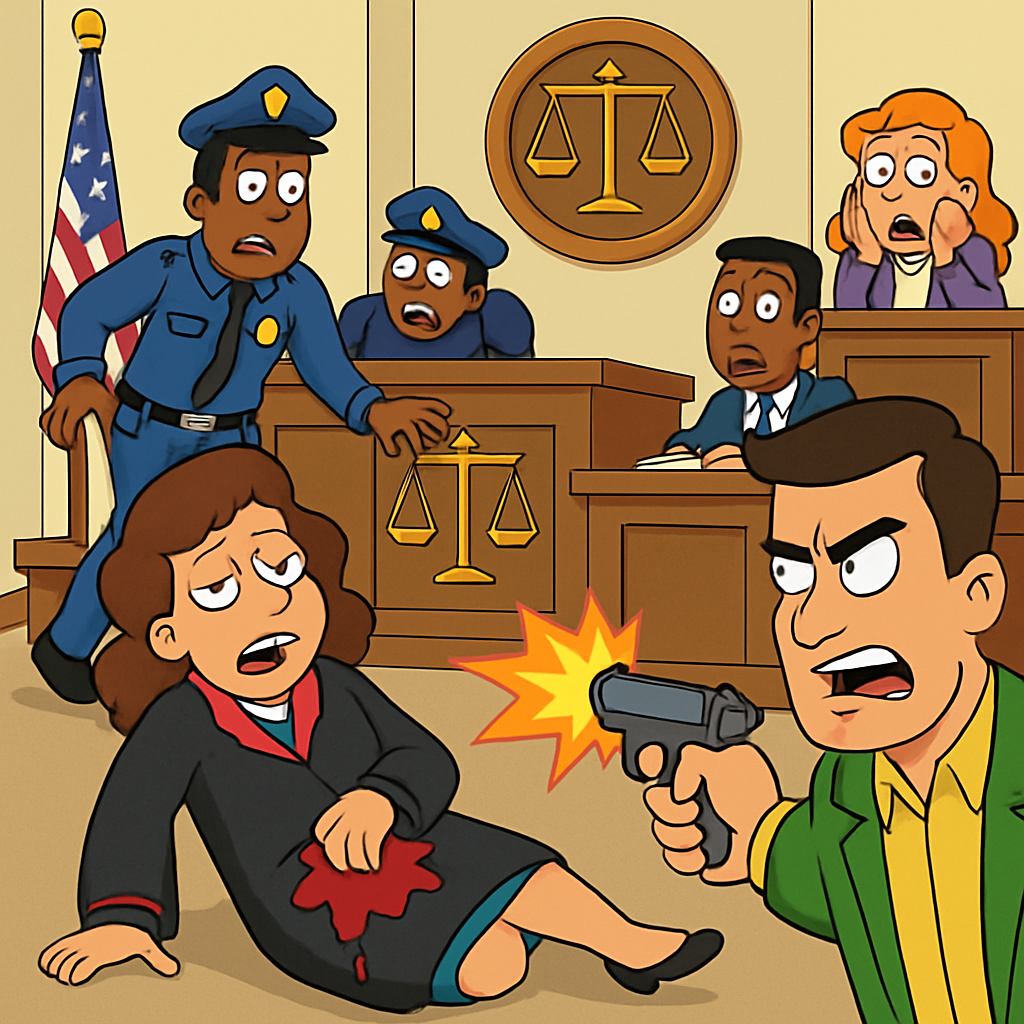 Judge Aslı Kahraman sustained serious injuries when Muhammet Çağatay Kılıçaslan, opened fire, hitting her in the groin, according to the domestic press.