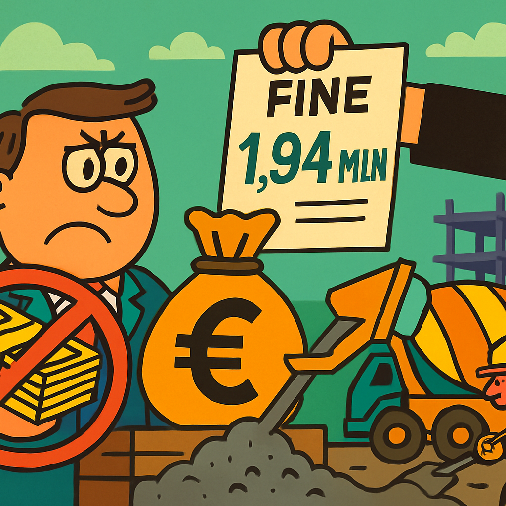 На Кипре оштрафовали ряд компаний на 1,94 млн.