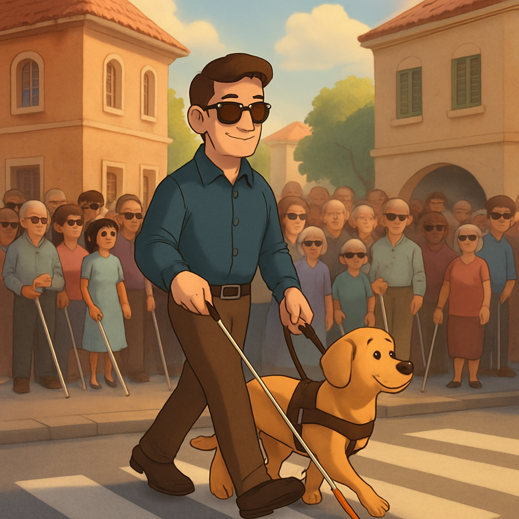 Only 5 out of more than 2000 visually impaired people currently living in Cyprus have a guide dog.