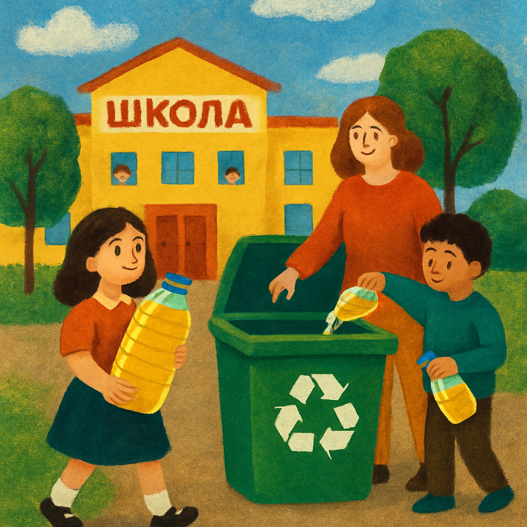 Более 540 школ Кипра приняли участие в программе по сбору отработанного растительного масла.