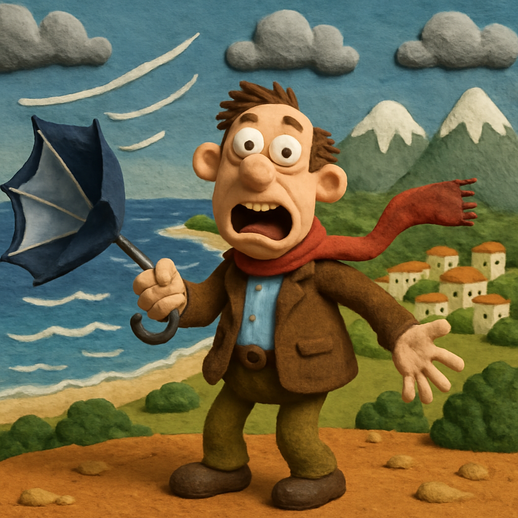 Today in Cyprus, strong winds are expected, with air temperatures reaching +21°C inland and on the coast, and up to +12°C in the mountains.