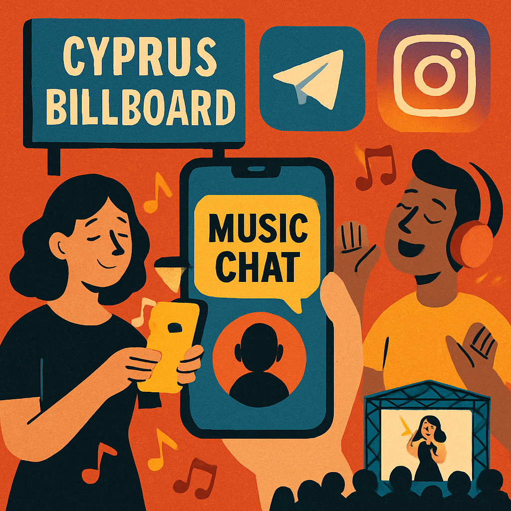 ▪️All music events of Cyprus in one TELEGRAM and INSTAGRAM channel
▪️Music CHAT for fans, music lovers, and those who love to fully enjoy concerts!