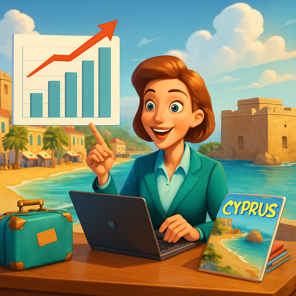 В период с января по июль 2025 года доходы от туризма на Кипре увеличились на 17,4% по сравнению с аналогичным периодом 2024 года.