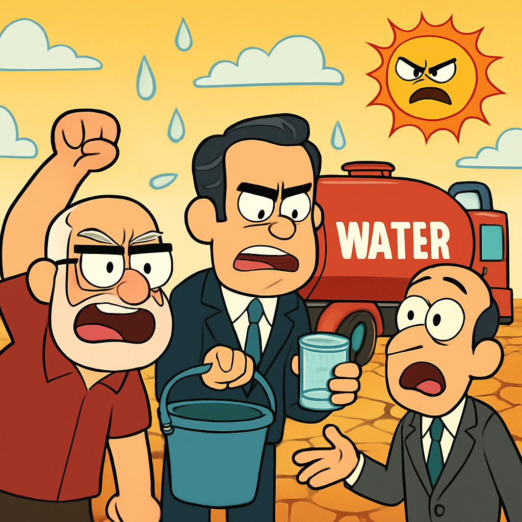 The AKEL party criticizes the Christodoulides administration and the previous Anastasiades government due to the water shortage in Cyprus and warns of "nightmare scenarios" for the upcoming summer.