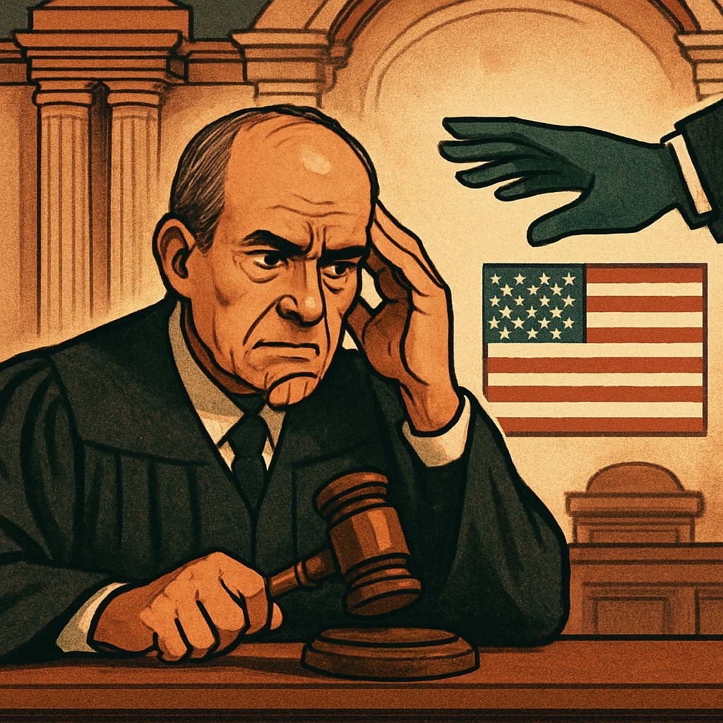 As the appeal trial is set to begin on Tuesday, the president of the judicial tribunal is concerned that the United States may be influencing its outcome.