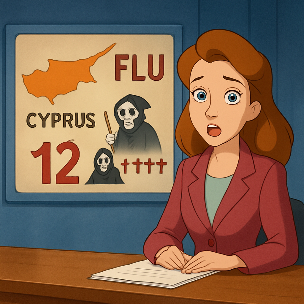 Today in Cyprus, 5 new flu-related deaths have been reported.