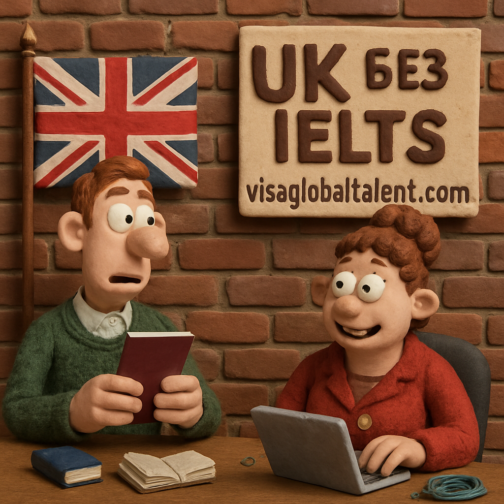 Как уехать в UK без IELTS и job offer - от официального партнёра нашего канала visaglobaltalent.