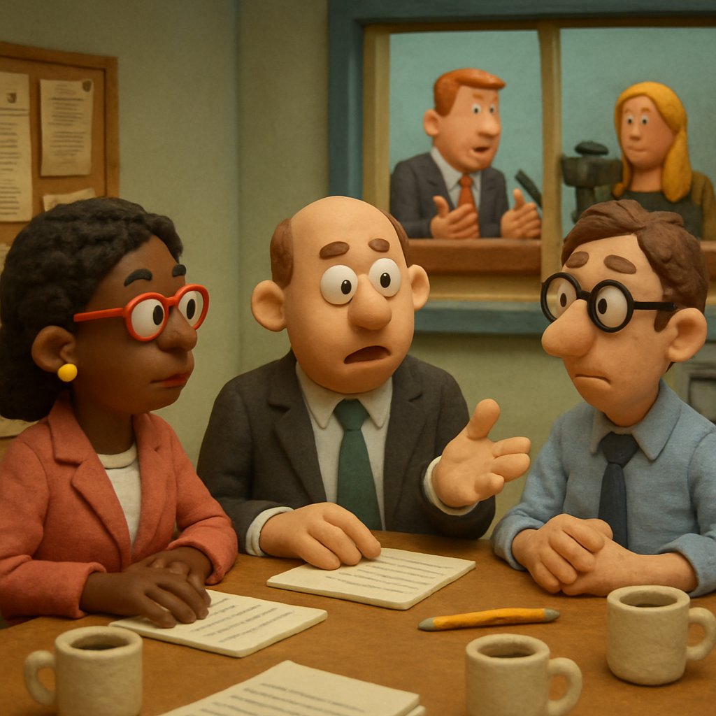 Tres editores en Washington discuten su enfoque sobre la cobertura de políticos y testigos que a veces parecen estar actuando para las cámaras.