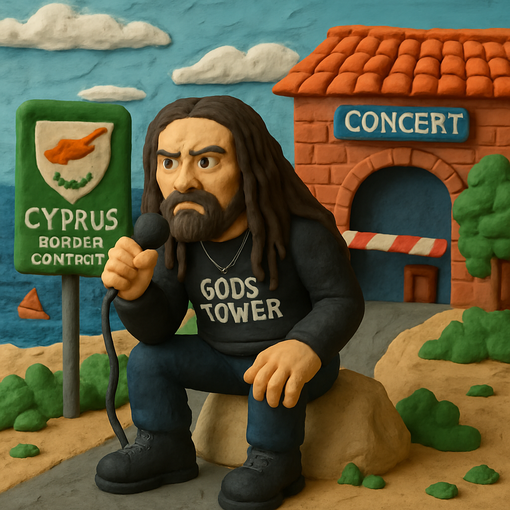 El vocalista de Gods Tower no pudo entrar en Chipre, ¡pero el concierto de la banda bielorrusa se llevará a cabo el 26 de febrero en Limassol de todos modos!