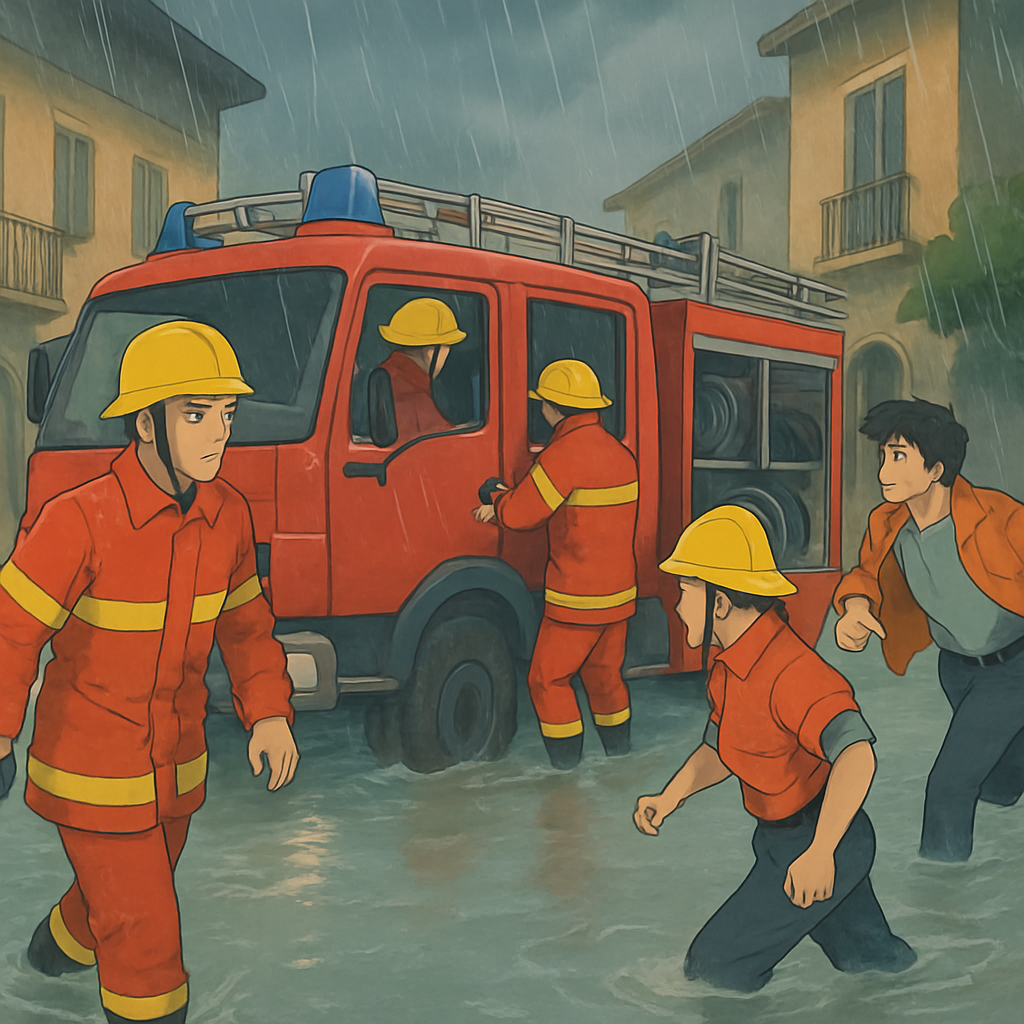 Чтобы справиться с наплывом вызовов о помощи из-за сильного дождя, пожарные Пафоса сегодня были вынуждены вызвать персонал, находившийся вне службы.