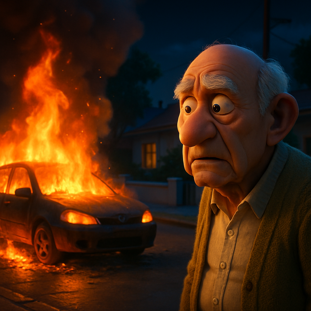 Ночью в районе Никосии загорелся автомобиль 71-летнего мужчины, в результате чего был нанесен значительный ущерб.