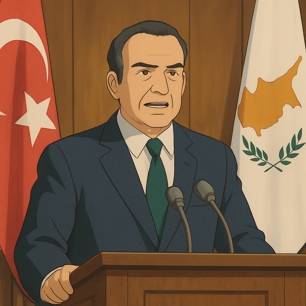 Новый лидер турок-киприотов в своей первой речи после принесения присяги призвал к решению кипрской проблемы «с выигрышем для всех» и к «прочному миру».