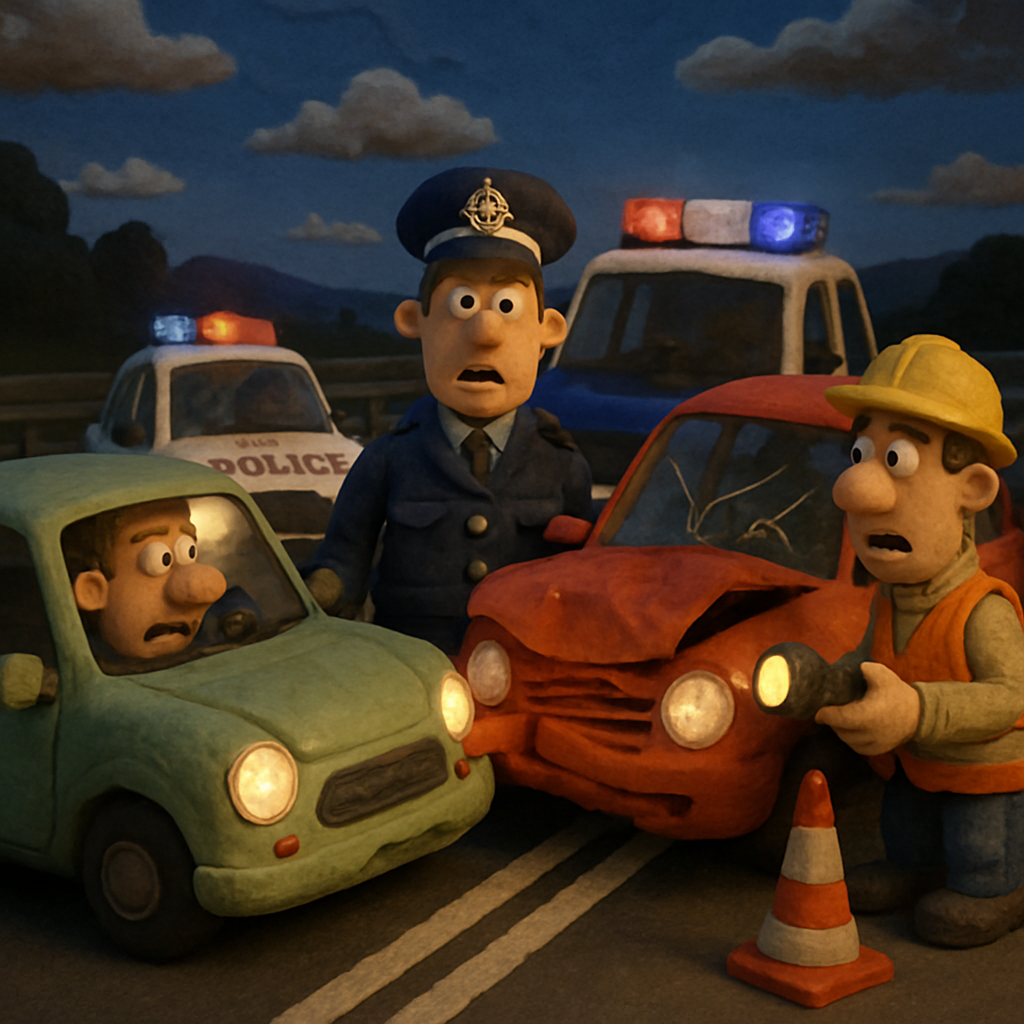 В воскресенье вечером из-за ДТП на шоссе Ларнака - Айя-Напа пришлось закрывать обе полосы.