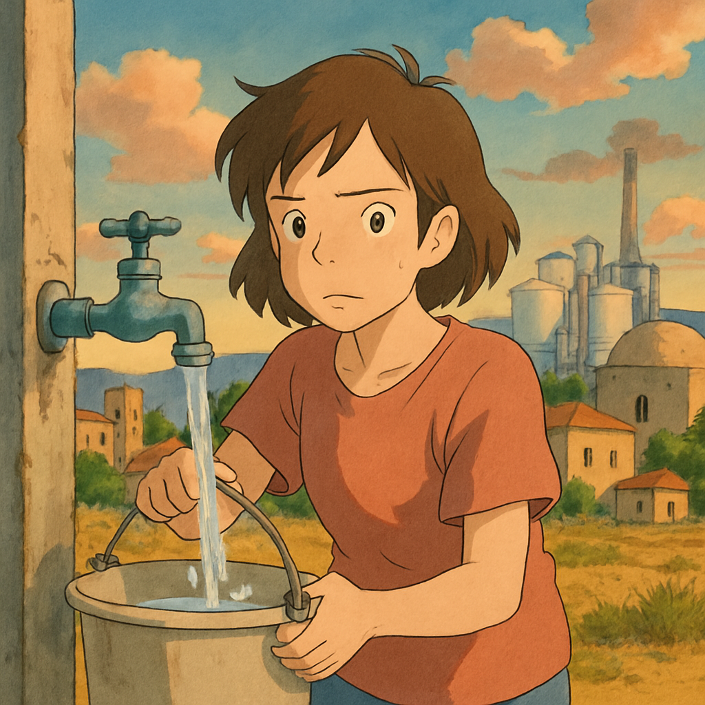 Подача воды в районе Фамагусты будет сокращена с завтрашнего дня из-за поломки на опреснительной станции.