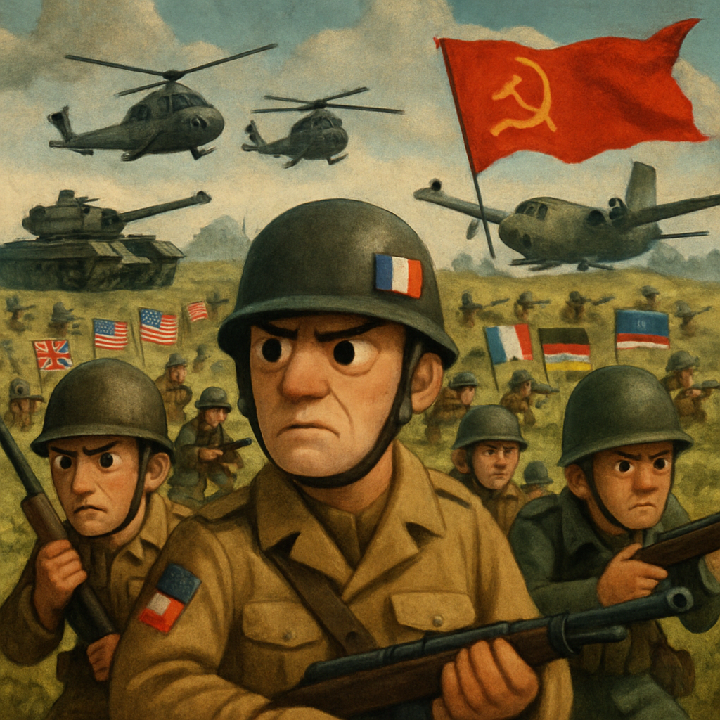 Francia y 24 países aliados están llevando a cabo grandes ejercicios militares para prepararse para un conflicto de alta intensidad, en medio de amenazas escaladas de Rusia.