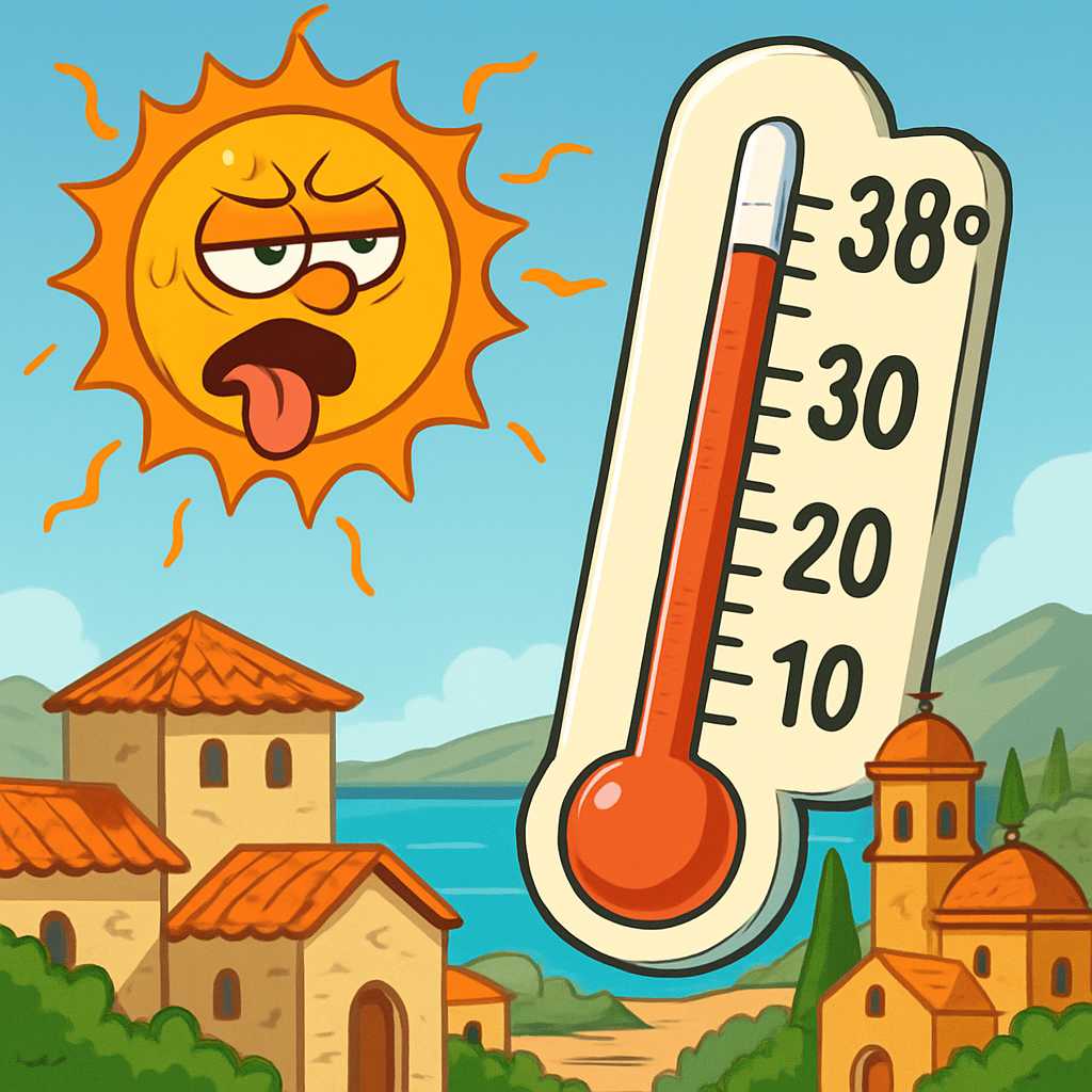 Сегодня на Кипре температура достигнет +38С во внутренних районах, около +33С на побережье и +29С в горах.