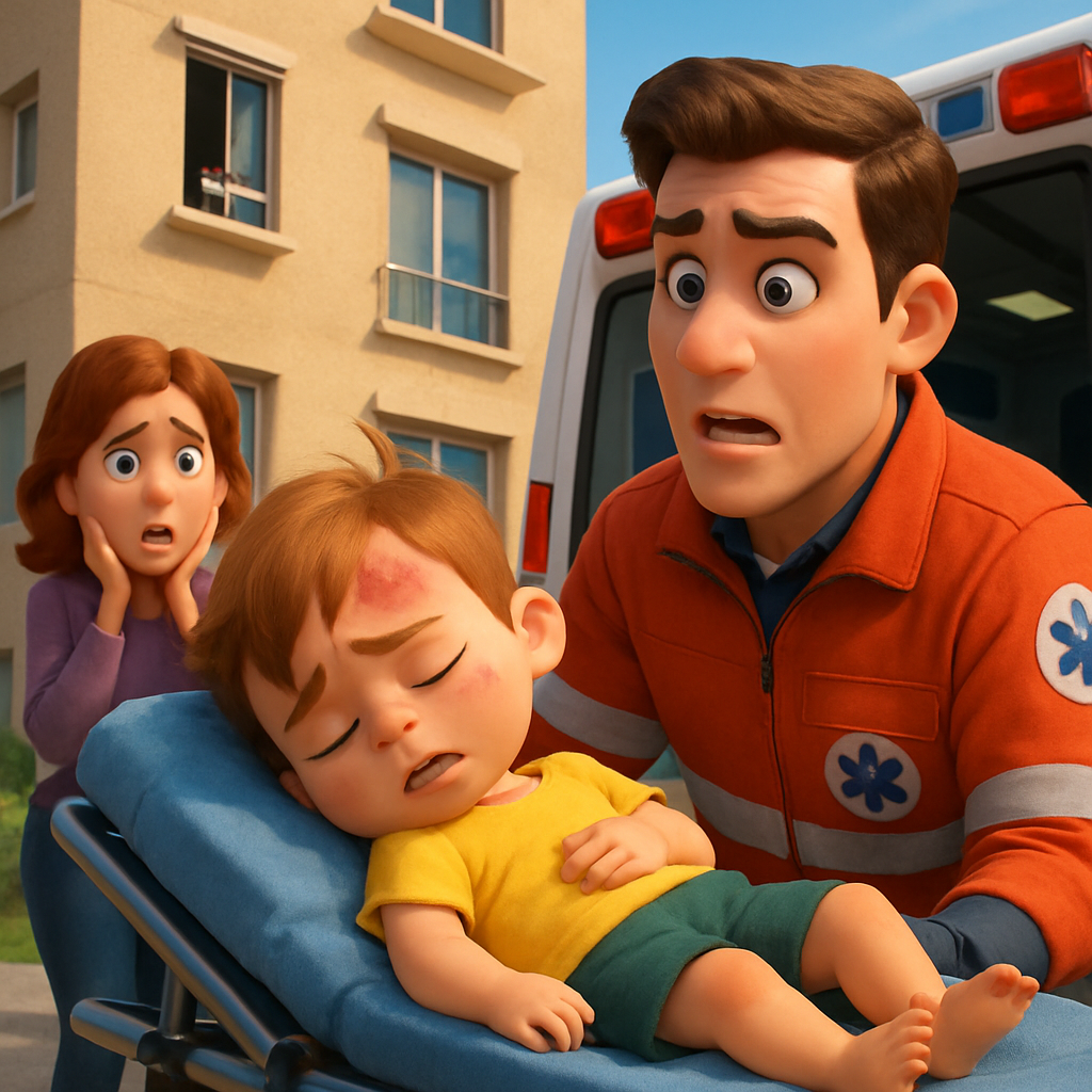 В Лимассоле трехлетний ребенок упал с третьего этажа.