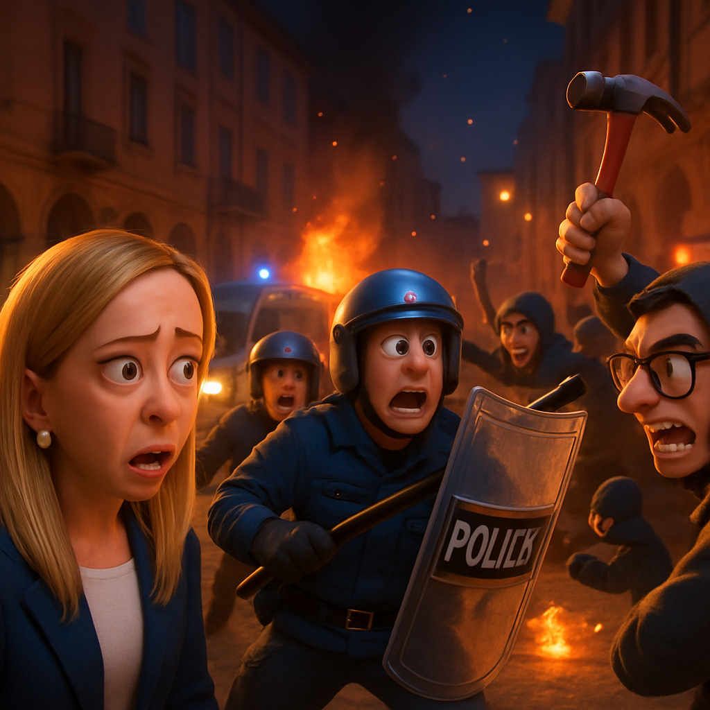 Italy is fast-tracking a security decree following violent clashes in Turin that injured over 100 officers, including an attack on a policeman with a hammer, which Prime Minister Giorgia Meloni said was "attempted murder".