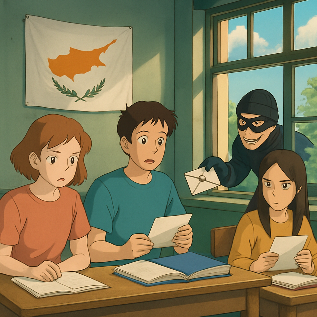 Кипрские студенты получают письма от мошенников, которые информируют их о задолженности по оплате обучения.