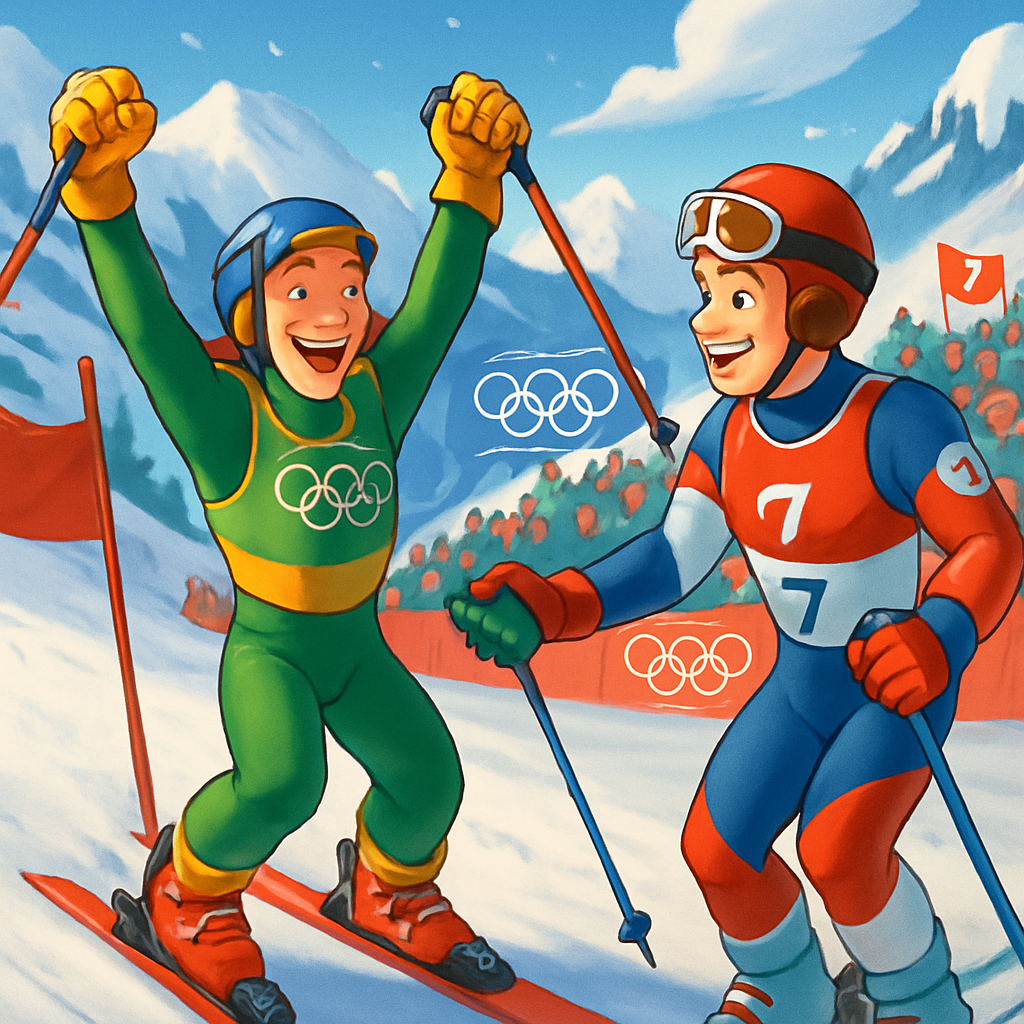 Lucas Pinheiro Braathen beat Switzerland's Marco Odermatt by 0.