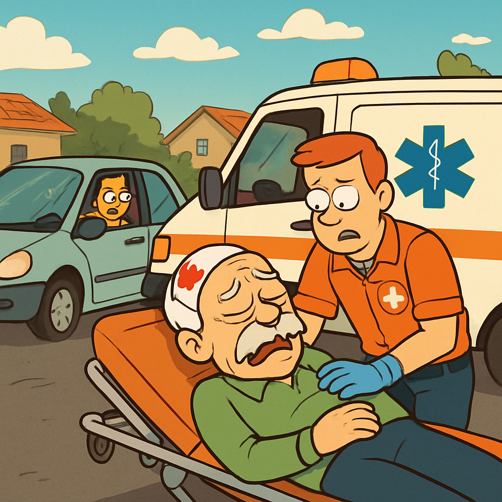 Пожилой мужчина тяжело ранен после того, как его сбила машина в Пера Орини, в районе Никосии.