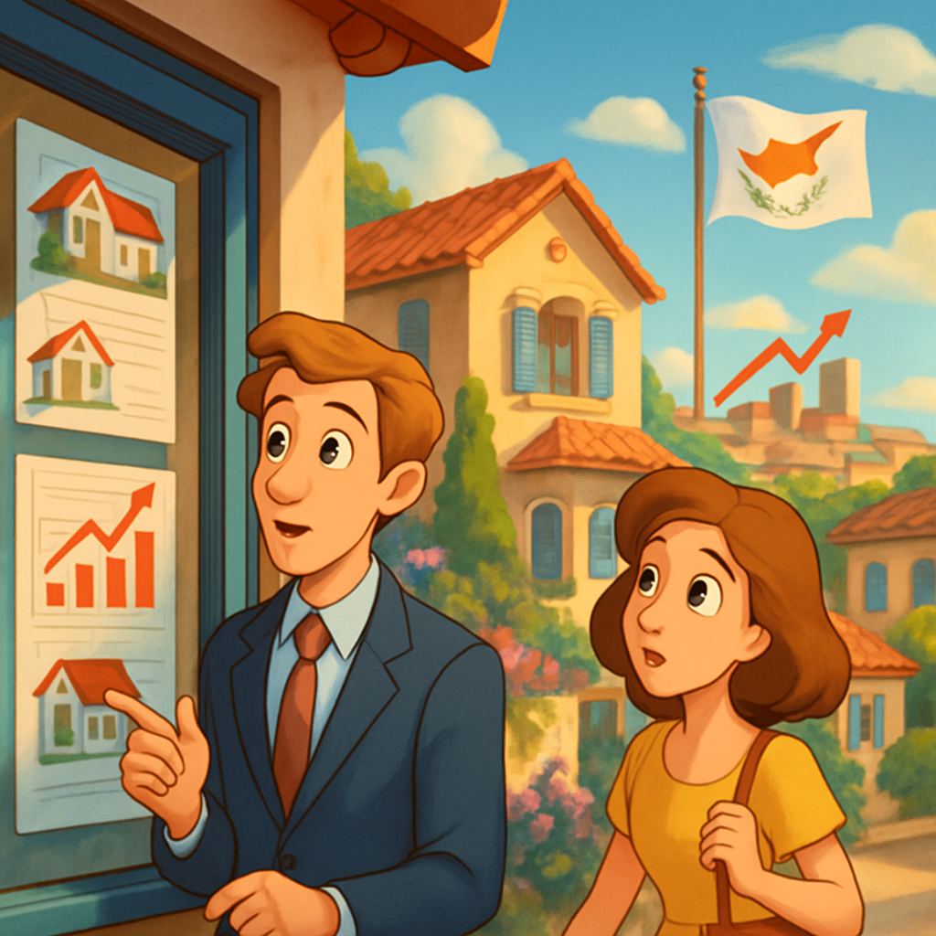 Евростат: за второй квартал 2025 года цены на недвижимость на Кипре не демонстрируют такого резкого роста, который наблюдается в других европейских странах.