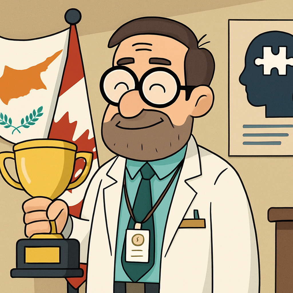 Кипрский ученый Стелиос Георгиадис получил награду в Канаде за вклад в области исследований аутизма.